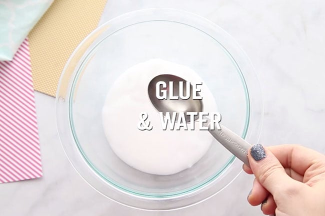 Add Glue and Water to make Bunny Slime