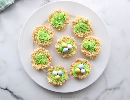 Add Mini Eggs to Nests