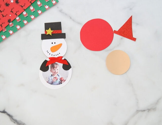 Add Ribbon to Snowman