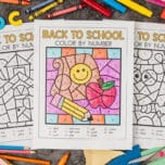 back to school coloring cover