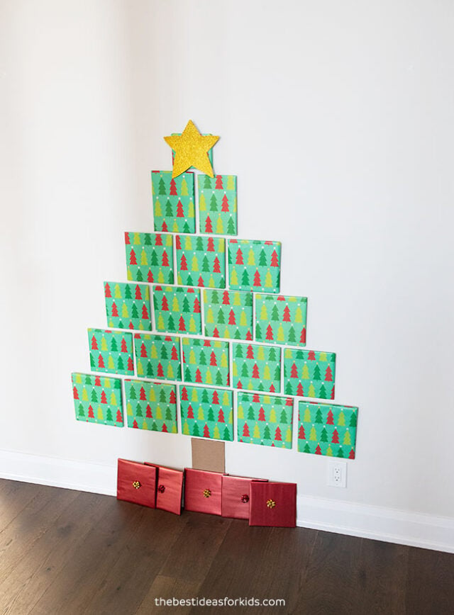 Book Advent Calendar Christmas Tree