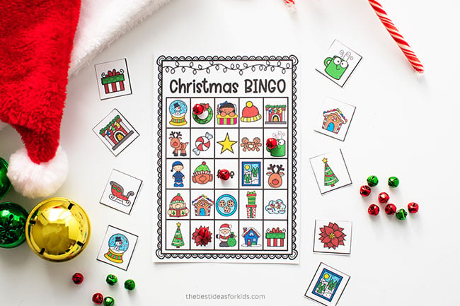 Christmas Bingo Game for Kids