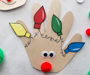 Christmas Handprint Cards