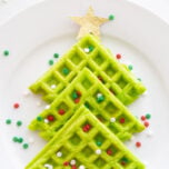 Christmas Tree Waffles