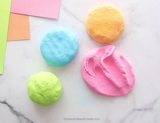 Cornstarch Playdough