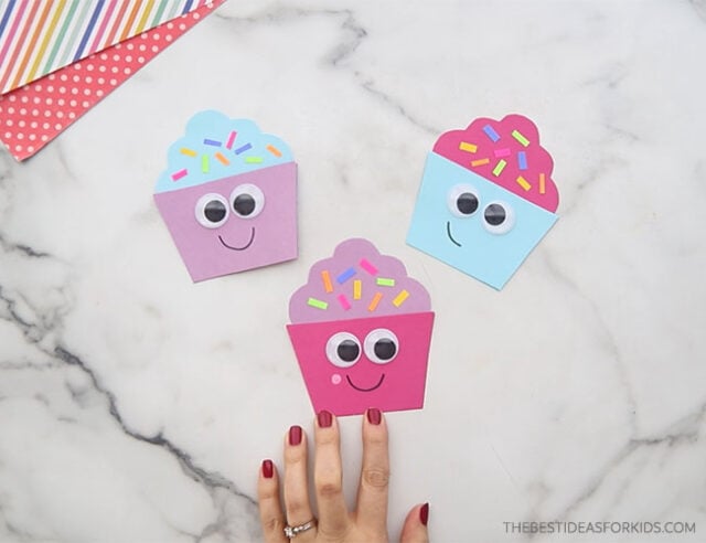 Cupcake Paper Craft for Kids