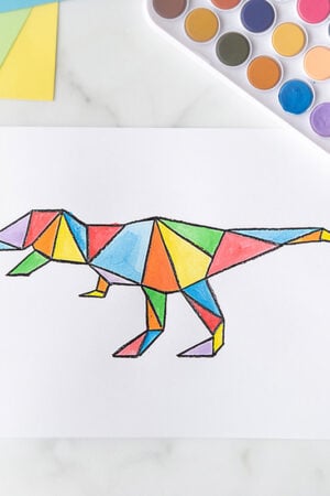 Dinosaur Art Project Cover