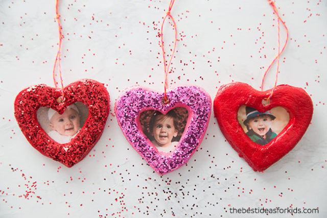 DIY Salt Dough Heart Ornament