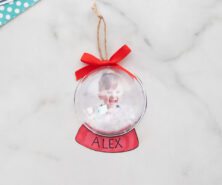 DIY Snow Globe Ornament