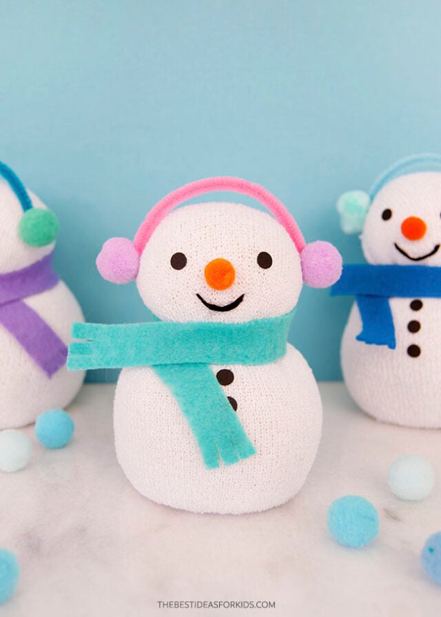 DIY Sock Snowman