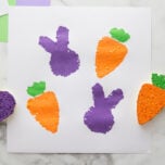 Easter Sponge Stamping