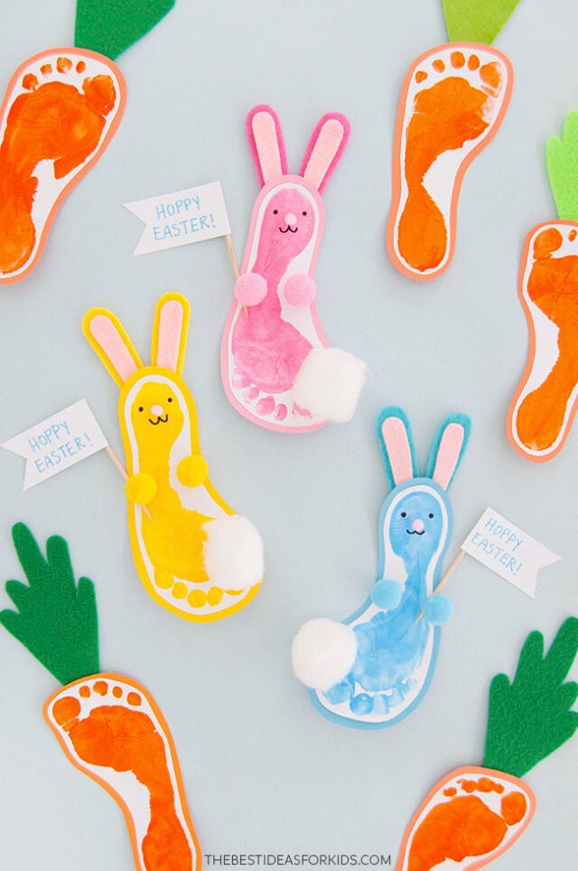 Footprint Bunny Craft