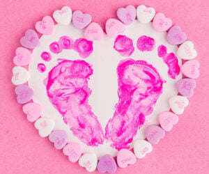 Footprint Heart