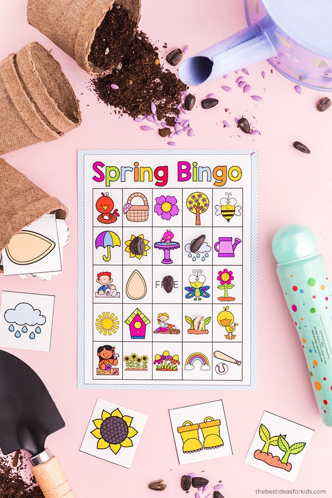 Free Spring Bingo Cards