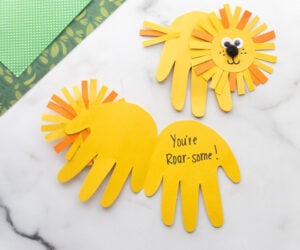 handprint lion cover