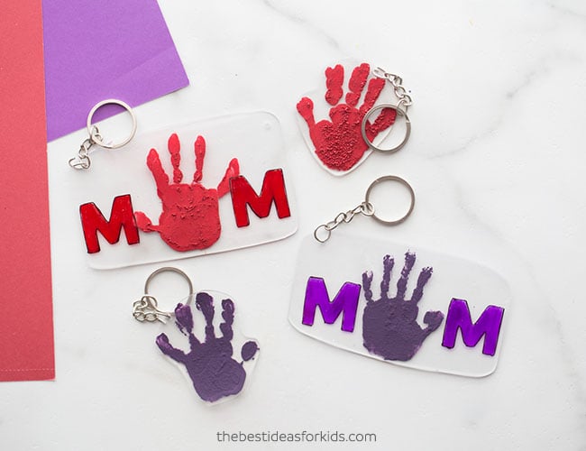 Handprint Shrinky Dink Craft