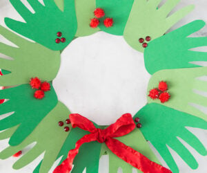 Handprint Wreath