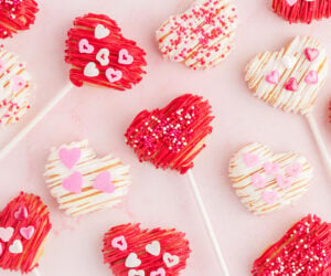 Heart Cake Pops