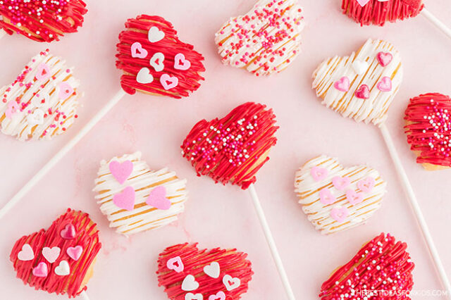 Heart Shaped Cake Pops