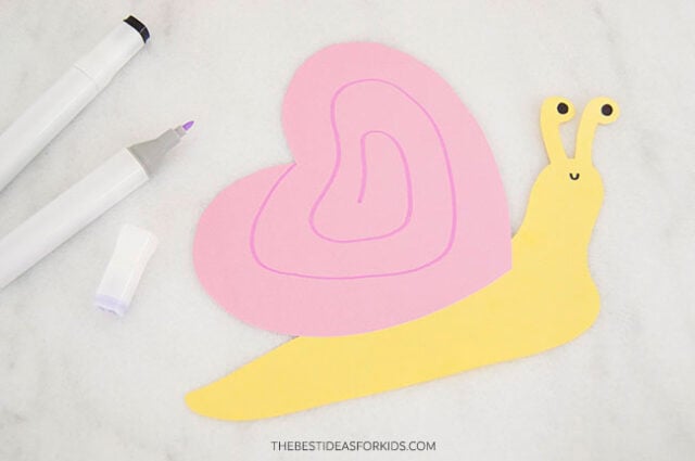 Heart Snail Craft