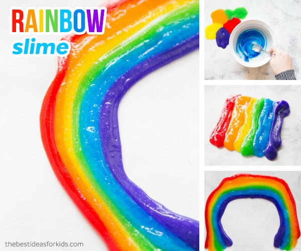 How to Make Rainbow Slime Recipe