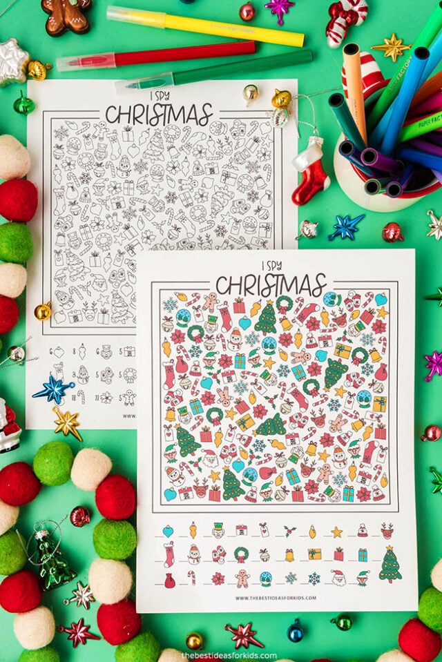 I Spy Christmas Printable