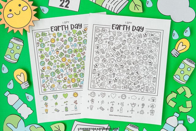 i spy earth day printable