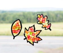 Leaf Suncatcher Craft