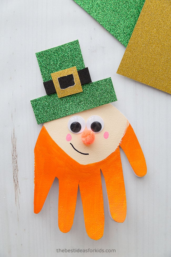 Leprechaun Handprint Craft