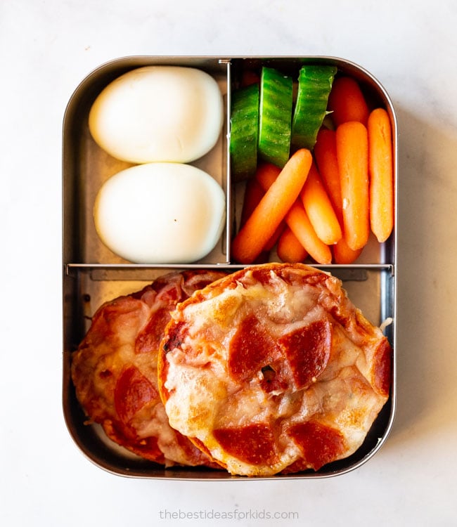 Mini Bagel Pizzas Lunch