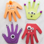 Monster Handprint Cards