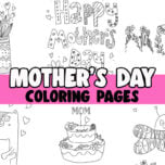 Mother's Day Coloring Pages