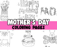 Mother's Day Coloring Pages