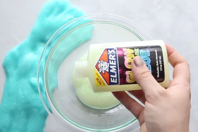 Natural Glow in the Dark Glue Slime