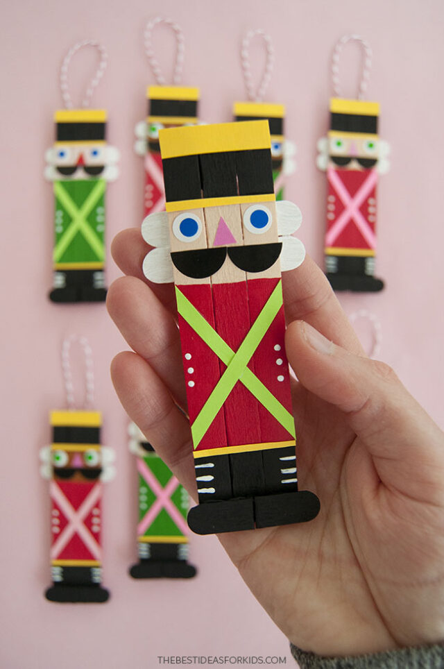 Nutcracker Popsicle Stick Craft