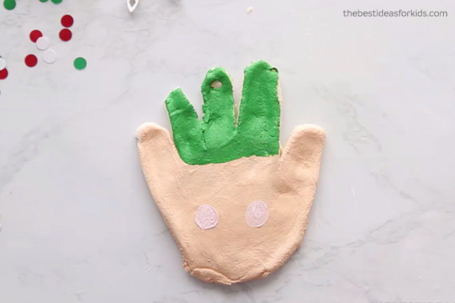 Paint Elf Handprint Ornament