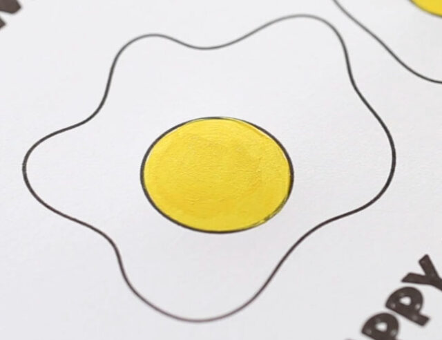 Paint yolk yellow