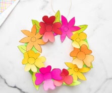 Paper Flower Wreath