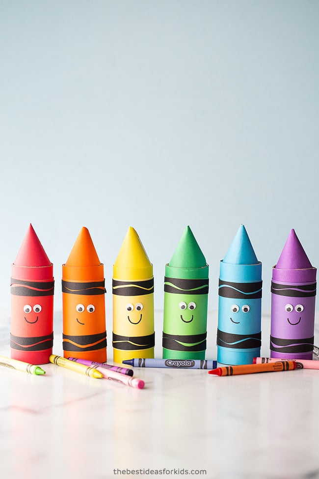 Paper Roll Crayon Craft