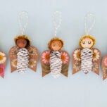 Pine Cone Angel Ornament cover