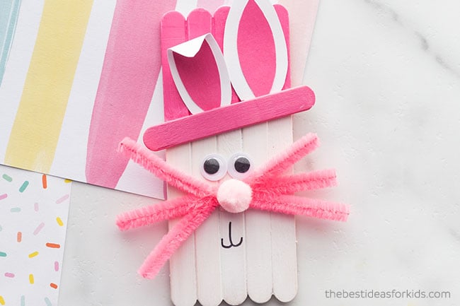 Popsicle Stick Bunny