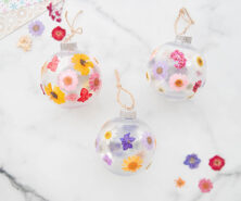 Pressed Flower Ornaments