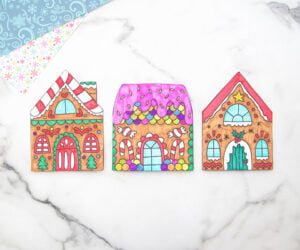 Printable Gingerbread House Card