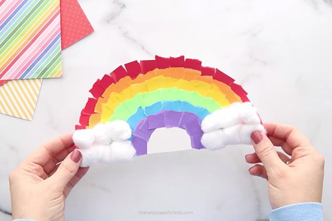 Rainbow Paper Plate Craft