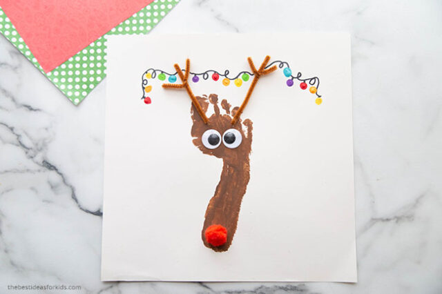 Rudolph Footprint Craft