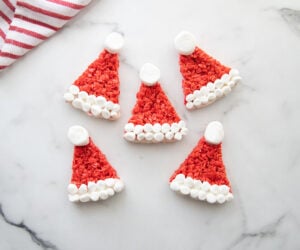 Santa Rice Krispie Treats