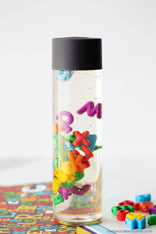 Sensory Bottle Alphabet