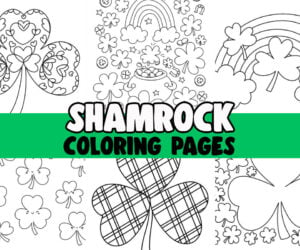 shamrock coloring pages cover