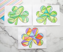 Shamrock Watercolor Art