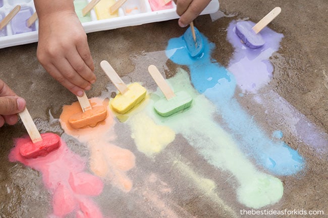 Sidewalk Chalk Ice Recipe